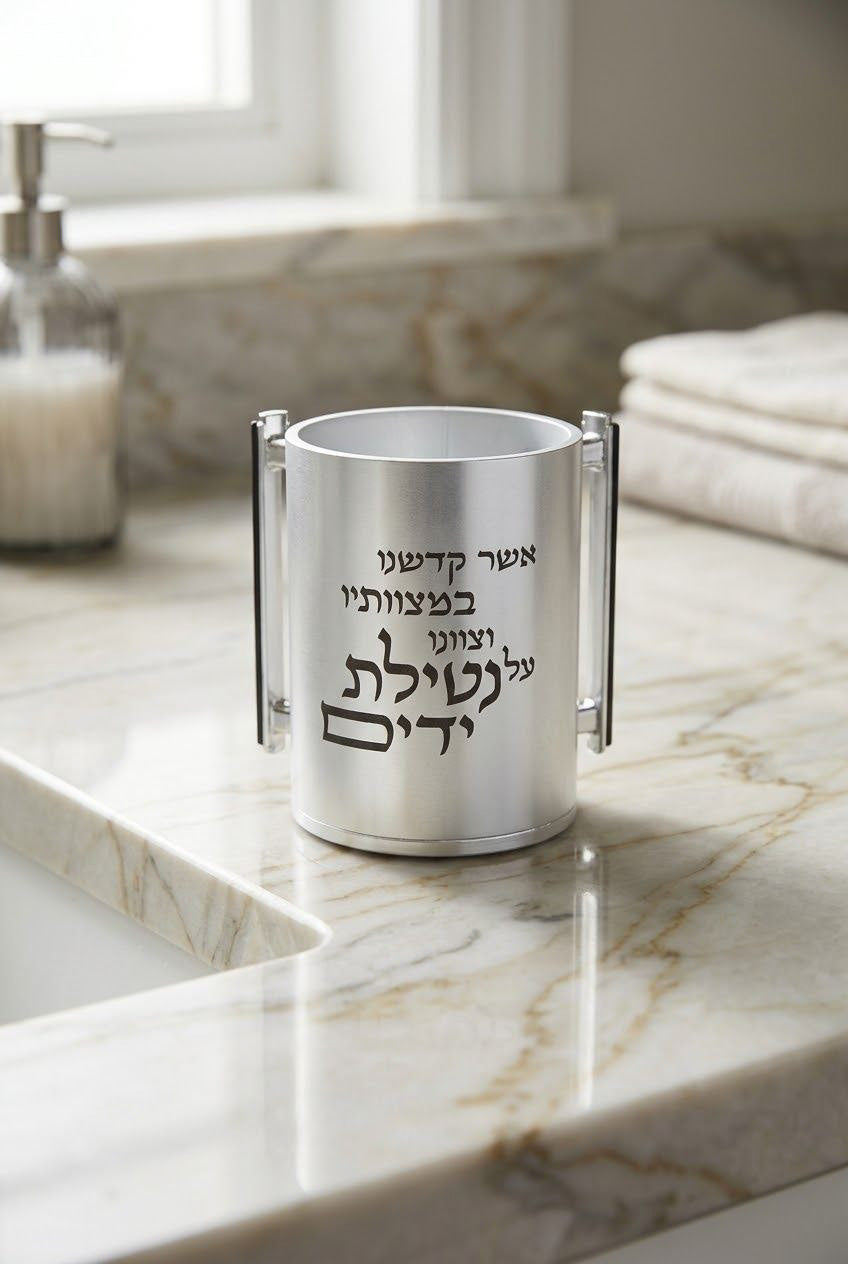 נטלה אקריליק מהודרת גוון כסף